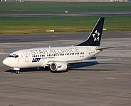 waw/low/SP-LKE B737-55D Star Alliance ( Lot ) - WAW 20-09-07.jpg